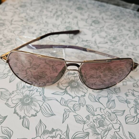 NWT Nike Outrider 62mm Mirrored Aviator Sunglasses main image 4